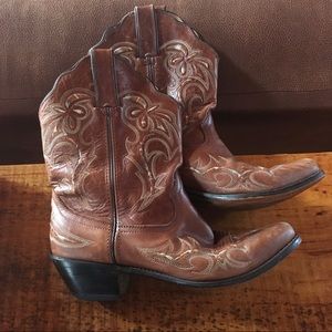 Durango brown leather cowboy boots size 7